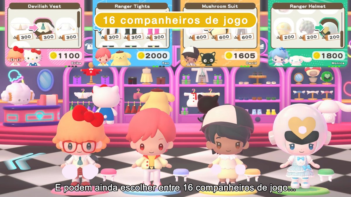 danielreen's tweet photo. Mario Party da Hello Kitty chega em outubro #NintendoDirect https://t.co/g7TTmWLV5S