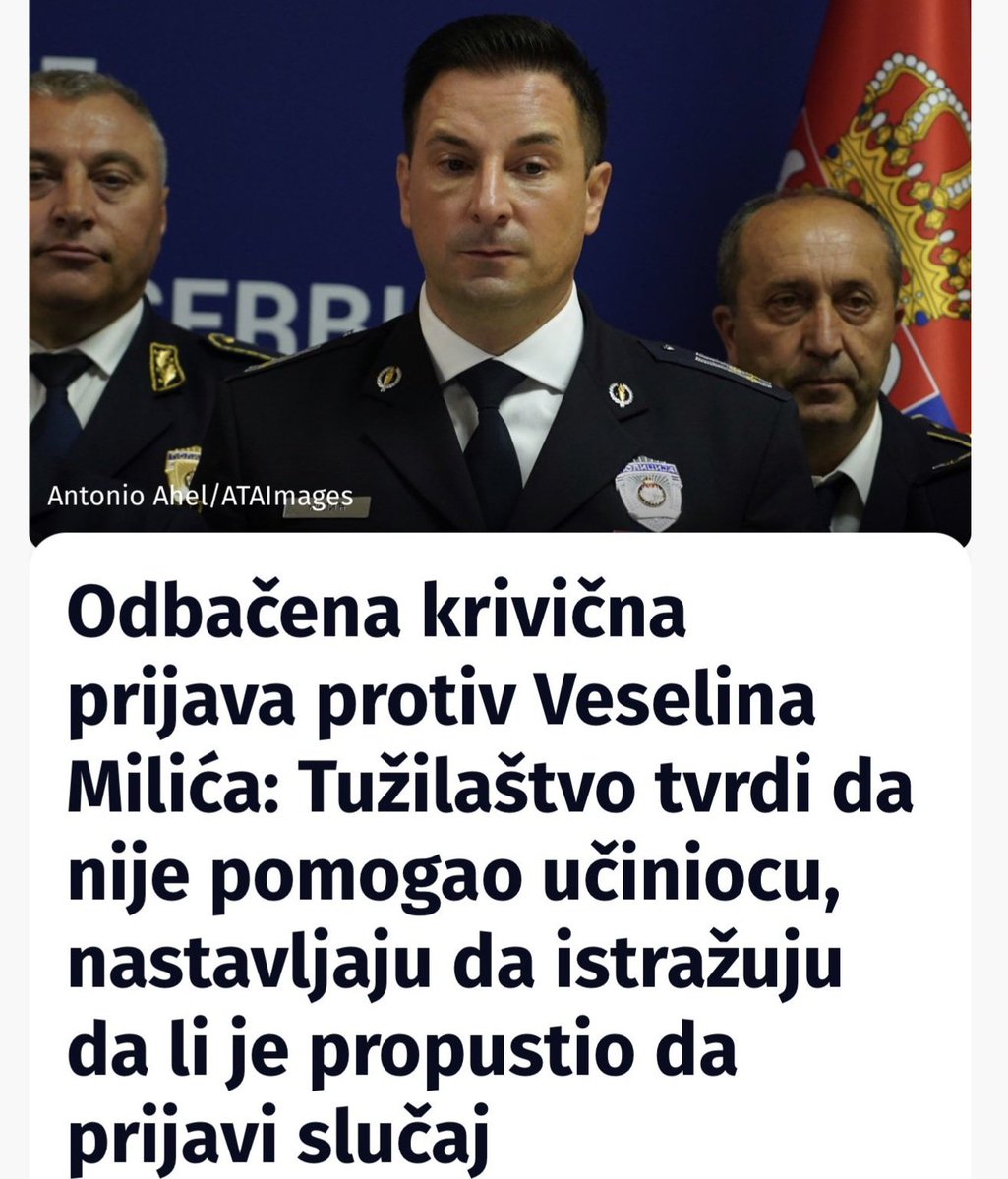 BabicStevan's tweet photo. Od kada je Vučić izjavio da se mora poštovati pretpostavka nevinosti Veselina Milića, ovo je bilo očekivano.

Zatim je krenula medijska priprema za relativizaciju Milićeve uloge.

Na kraju će se ispostaviti da se Baja samoubio i sam sebe zabetonirao u bure.

Srbija ili mafija. https://t.co/0M4PYTYR5F