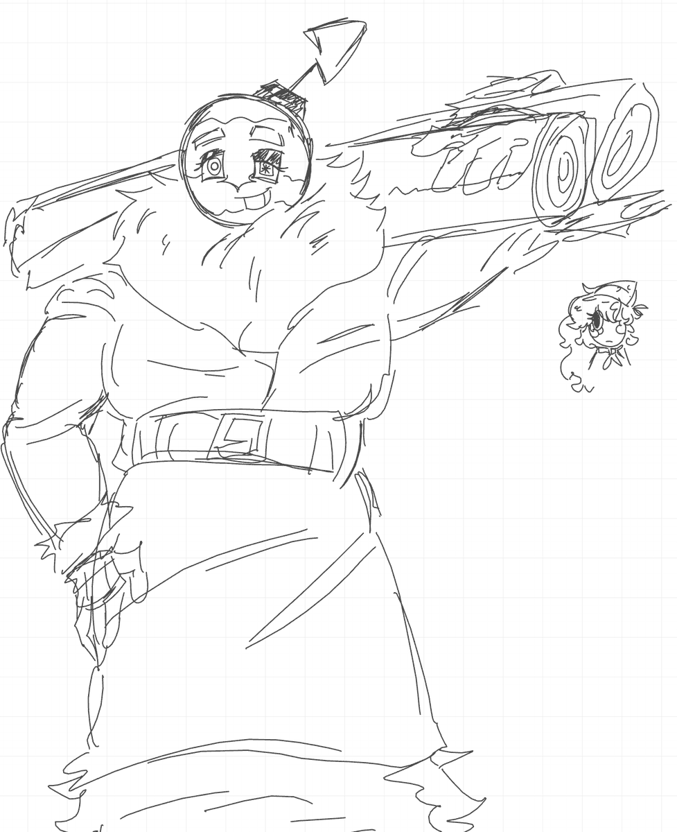 _version1's tweet photo. redrawn one of my old doodle of #bobette https://t.co/m1bDZapcjg