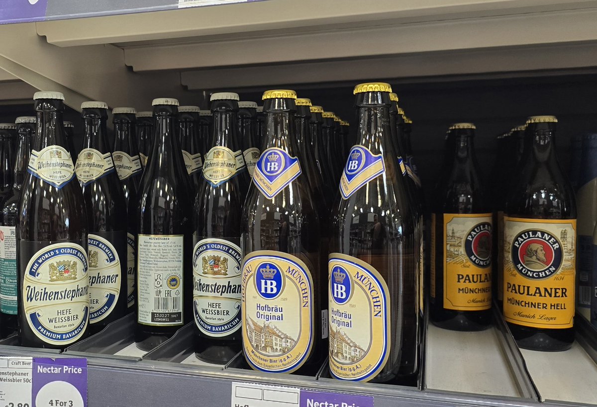 PintsBeauty's tweet photo. Whoever is in charge of sourcing beer at Sainsbury's...give them a pay rise! 

All 4 for 3 too 🍻 https://t.co/L4CYWeSwKq