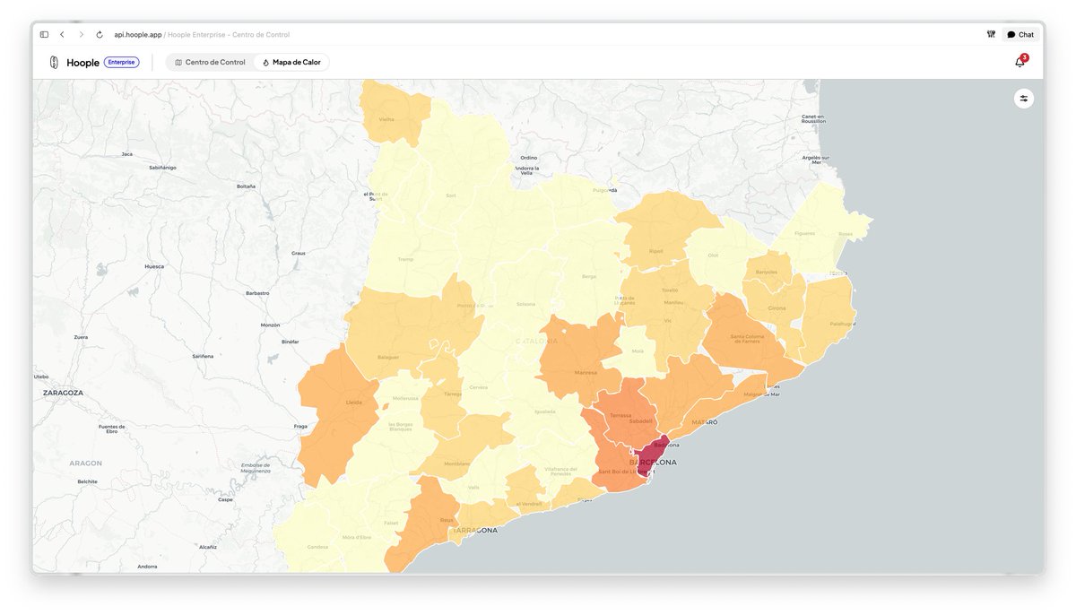 hoopleapp's tweet photo. Escribe hoy @germangbernet en @elperiodico que los Mossos d'Esquadra están creando un "mapa del odio".

Desde Hoople hemos ofrecido en varias ocasiones tanto a @mossos, @bcn_ajuntament como @gencat nuestra herramienta de seguridad y comunicación.

Por qué no trabajar juntos, con los miles de usuarios que ya hay, en crear redes sin viralidad ni odio, con efecto real?

Estos dos mapas de calor son solo una pequeña muestra de la capacidad que tiene una herramienta como la nuestra sumada a la capacidad de las personas de cuidarnos.

Protege tu mundo.