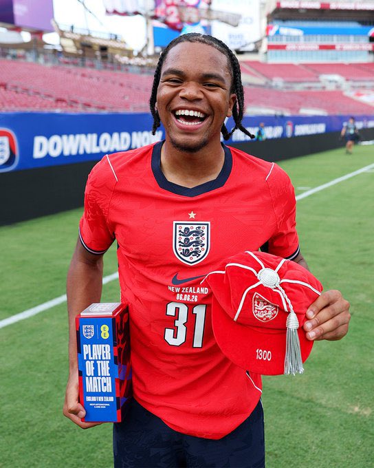 CollinsofLFC's tweet photo. @pxrcyishim So when you are invited to the English national team the first time, they give you a call to celebrate your call up. 

Peep the one in Rio’s hand for his first cap https://t.co/pJJ5nHz7aj