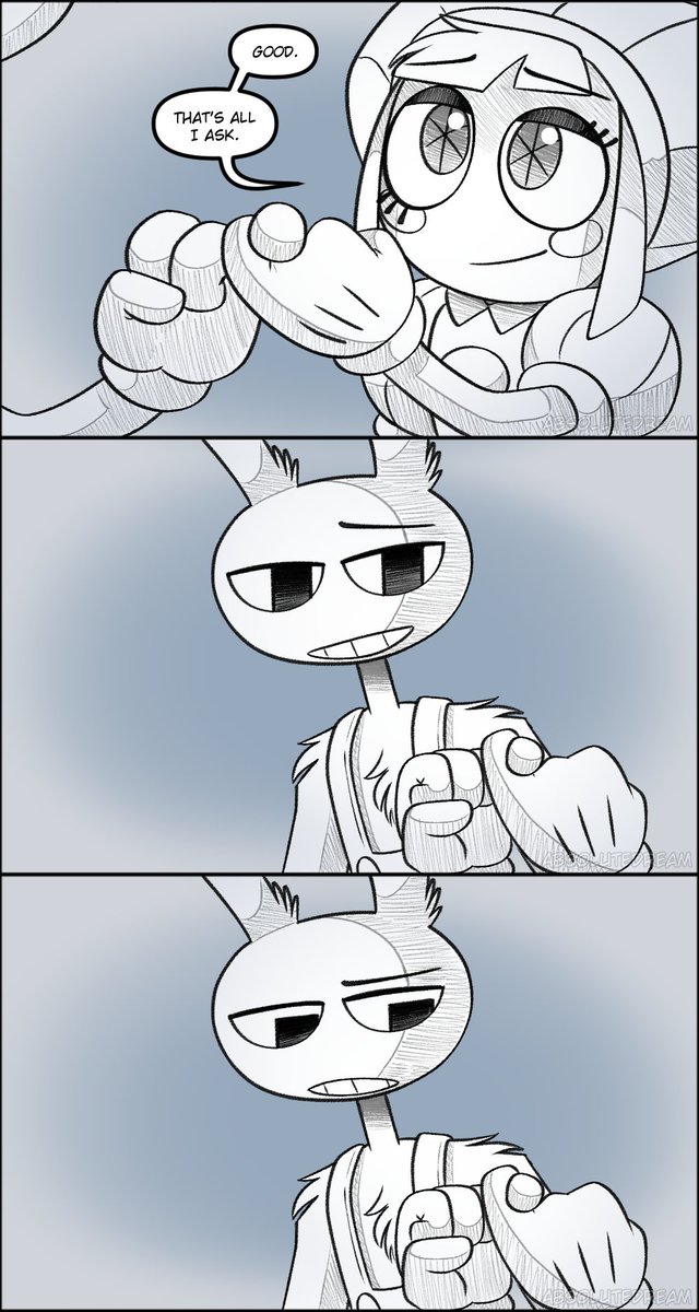 _AbsoluteDream_'s tweet photo. After the events of "Truth or Dare", Jax struggles internally, unsure where to go from here.  Luckily Pomni is determined to help.

Comic Thread:  (18/19)
#TADC #TheAmazingDigitalCircus #Jax #Pomni #funnybunny https://t.co/uJQR3Xr4vB