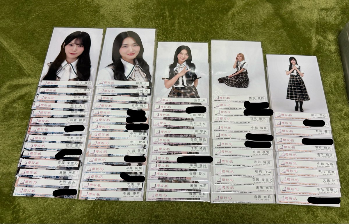 kanami0657's tweet photo. 櫻坂46
Whats KAZOKU/Lonesome rabbit
HMVクーポン　トレ　トレード

譲→画像のメンバー
過去の生写真ご希望のメンバー聞いてください！

求→シリアル

HMVクーポン森田　的野　谷口　

封入生写真　的野　森田　谷口　緩浅井

異種トレ可
森田的野優先でお願いします！

郵送トレでお願いします https://t.co/Xs4otNFIvh