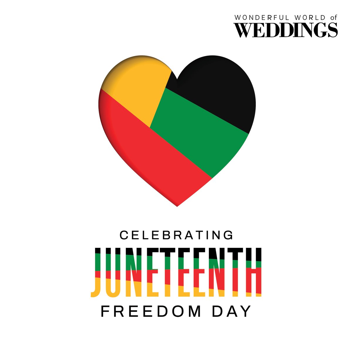 WeddingShowWI's tweet photo. #JuneteenthDay2026 #wonderfulworldofweddings #wonderfulworldofweddingswi #wisconsinweddingshow https://t.co/j5OcGoFreI
