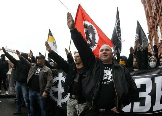 lauterbeck's tweet photo. @Jessy0815Nancy @MrGunniHelm Yep HS! Nazis in Shithole Country Russia?...... Nein! https://t.co/qy8jTy7D1n
