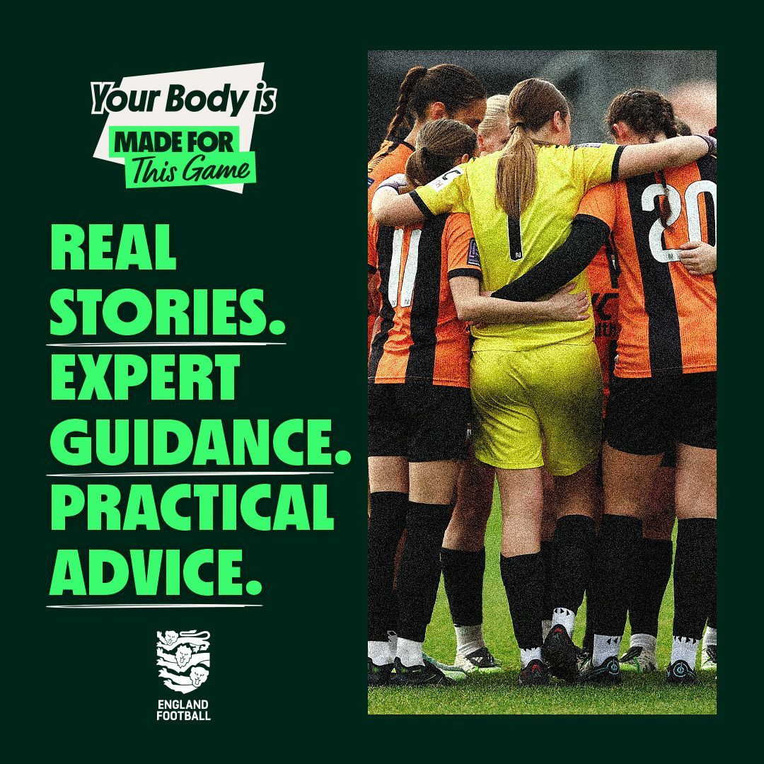 EssexCountyFA's tweet photo. The @FA have launched their first-ever #FemaleHealth Hub, providing trusted advice and practical support for women and girls in football. Find out more and access the new resource 👇 https://t.co/idp8wob5ll #FemaleFootball #GrassrootsFootball #MadeForThisGame https://t.co/a5Nob8xOHx