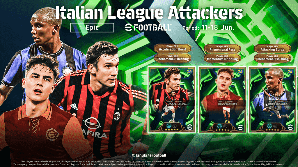 Tanuki_Concept3's tweet photo. [Concept]
Epic: Italian League Attackers

画質:KONAMIリスペクト✌️

#eFootball #イーフト https://t.co/nEogkxwjOt
