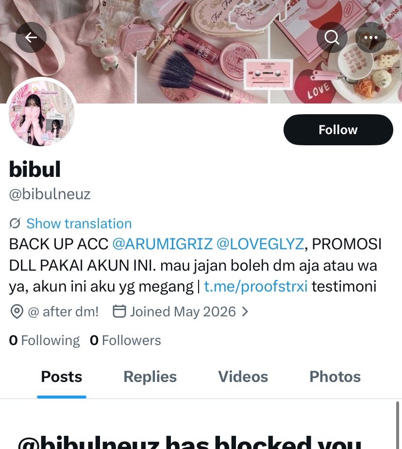 apansih787's tweet photo. ‼️HATI HATI SI PENIPU @raechza @bibulneuz @Velovhes GANTI NOMOR LAGI DAN LAGI GUYSSS
083152690362 https://t.co/2APLDcz4UA