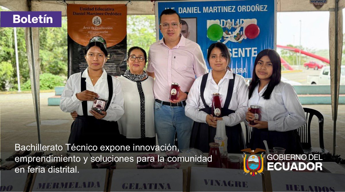 EducacionZ7_Ec's tweet photo. [BOLETÍN] 🧑🏻‍🔧📚 Estudiantes demostraron sus habilidades y conocimientos en la IV Feria Distrital de #BachilleratoTécnico 2026. 

📰 Conoce más detalles 👉 https://t.co/DiDgrSsPTX https://t.co/NZ4JyRS5t6