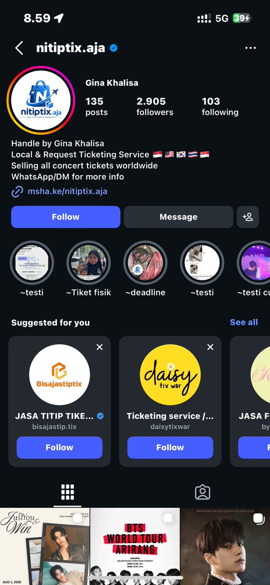 jabrikwibu's tweet photo. HELP RT PLIS
TEMEN GUE KENA SCAM TIKET BTS di @nitiptixaja di instagram
dia kena 6juta

BCA DIGITAL
A/N : MUHAMMAD NICKY FACHRIZY
NO REK : 002445301811 https://t.co/zIgEVpZAaG