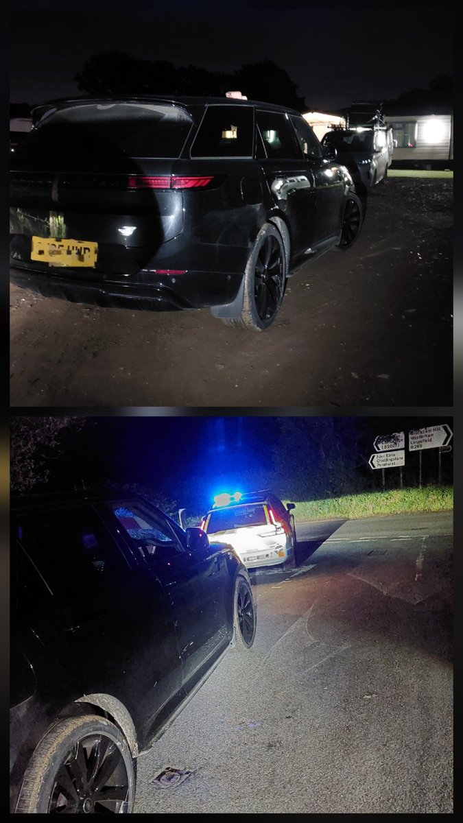 KentPoliceRural's tweet photo. Eventually catching up with this driver in #Edenbridge. Who thought, making his vehicle untraceable to his name and location would avoid prosecution. 
Seized faster than their last unpaid speeding ticket 🚓💨
#RuralTaskForce #Seized AV https://t.co/mommwxAz6J