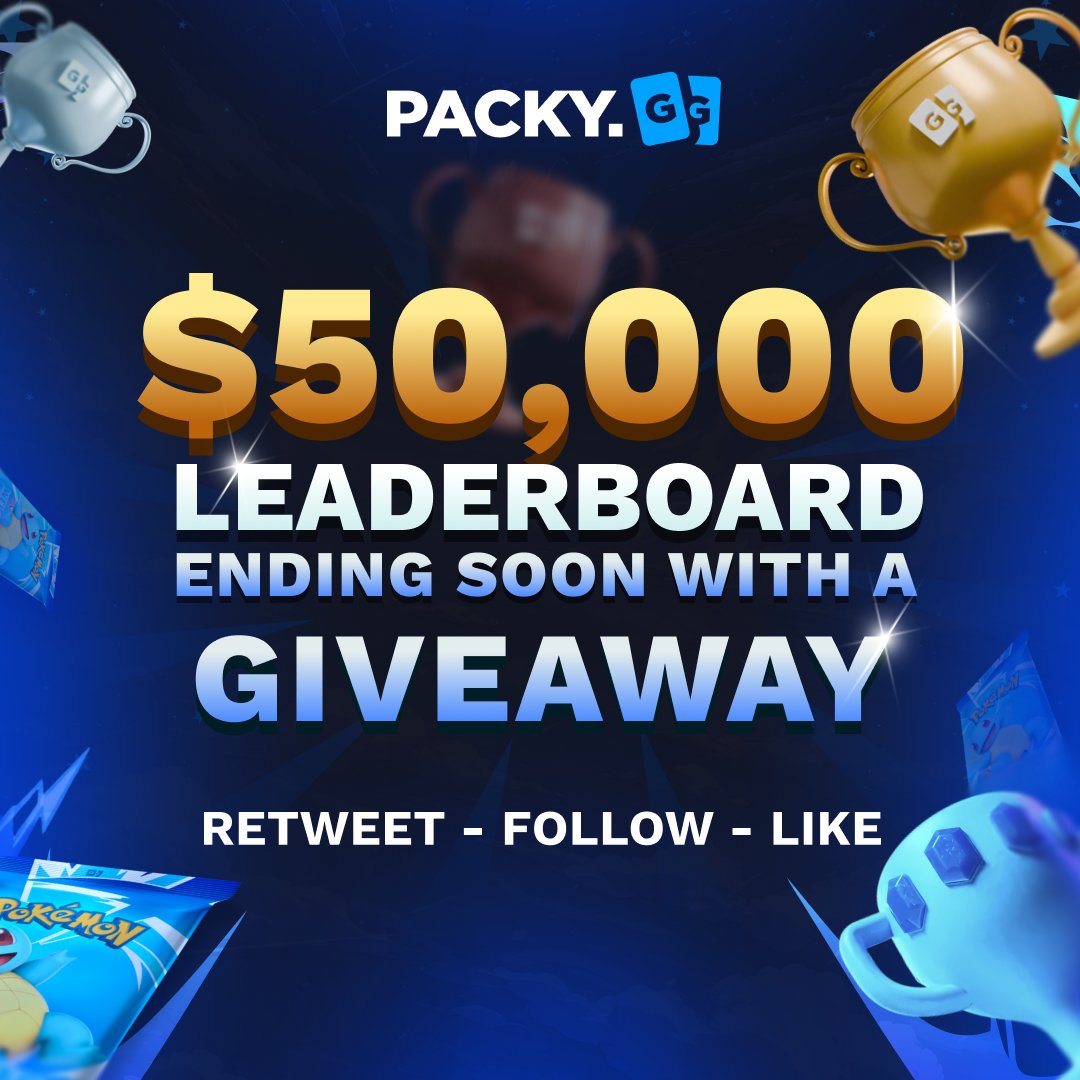 packydotgg's tweet photo. 🚨$100 FLASH GIVEAWAY🚨

Our $50,000 leaderboard is coming to an end, so we're giving away $100 to one lucky winner 👀

How to enter:
✅ Follow @packydotgg
✅ Like &amp; Retweet

Giveaway ends in 24h, goodluck🍀 https://t.co/9qjiC1QAzL