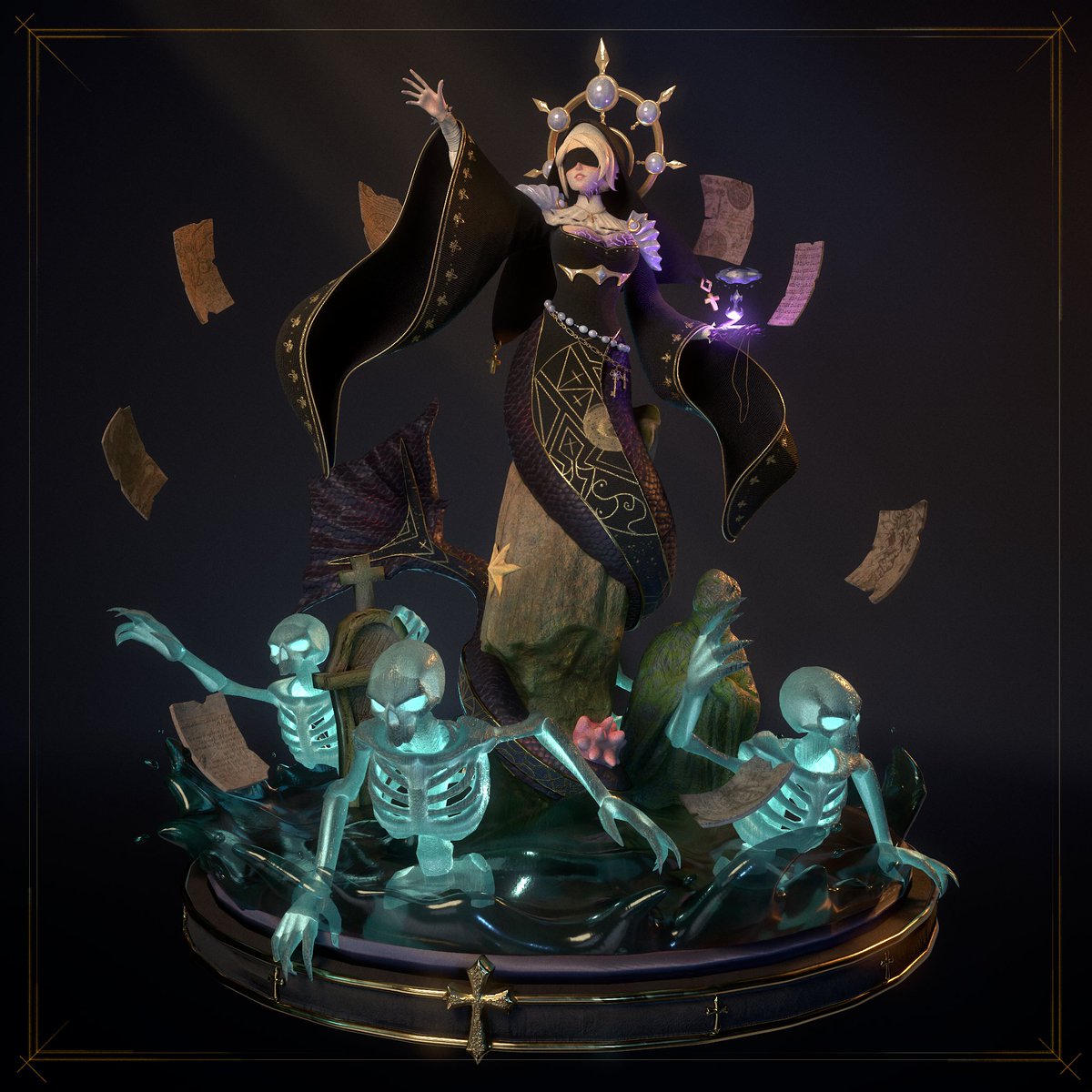 kitsymia's tweet photo. Finished my character for #MerMay! 🧜‍♀️✨

More pictures in comments 👇

#MerMay2026 #3DMerMay #StylizedArt #CharacterArt https://t.co/mbnLzjzR83