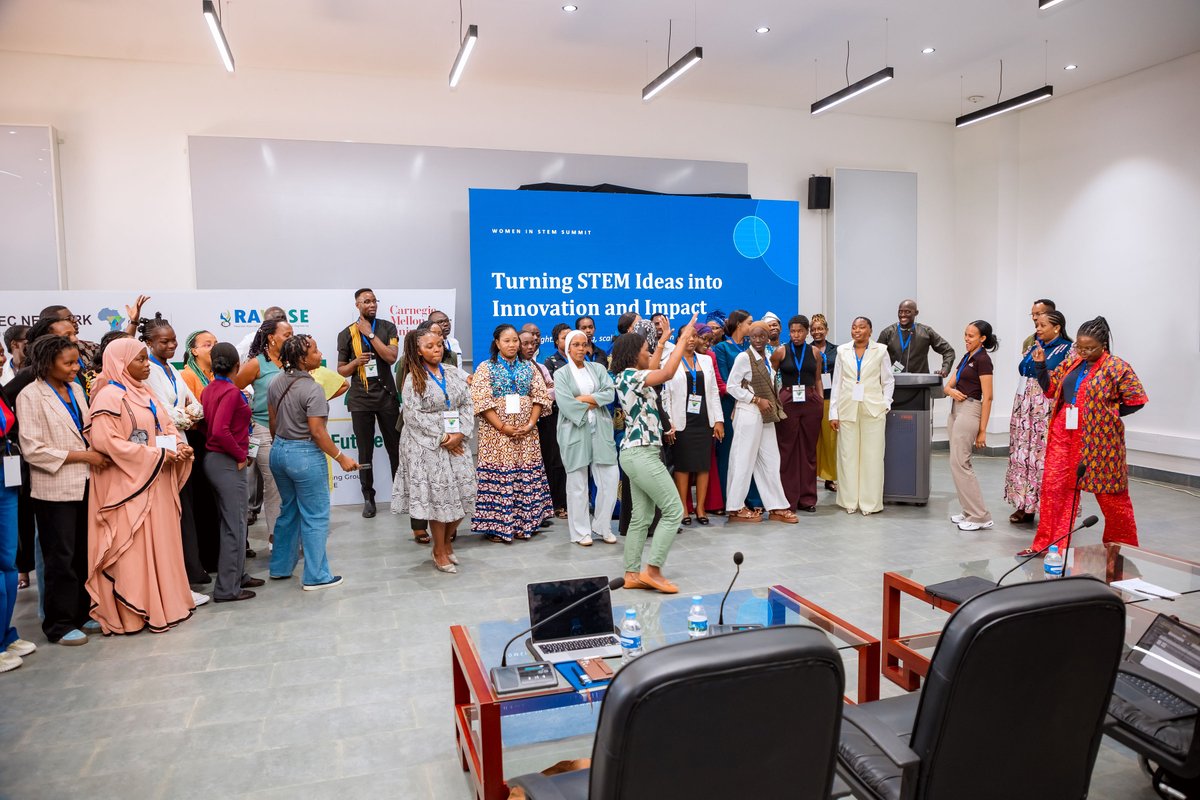 STEMWomenRwanda's tweet photo. Day 2 of the #GenderInSTEMForum2026. We were honored to welcome the Chief Gender Monitor, who emphasized the importance of a clear vision, a roadmap, &amp; accountability in advancing gender equality in STEM. Grateful to our partners AFRETEC Network,@cmu_africa, @urcst 
#STEMForAll https://t.co/mDg9TdWMgS