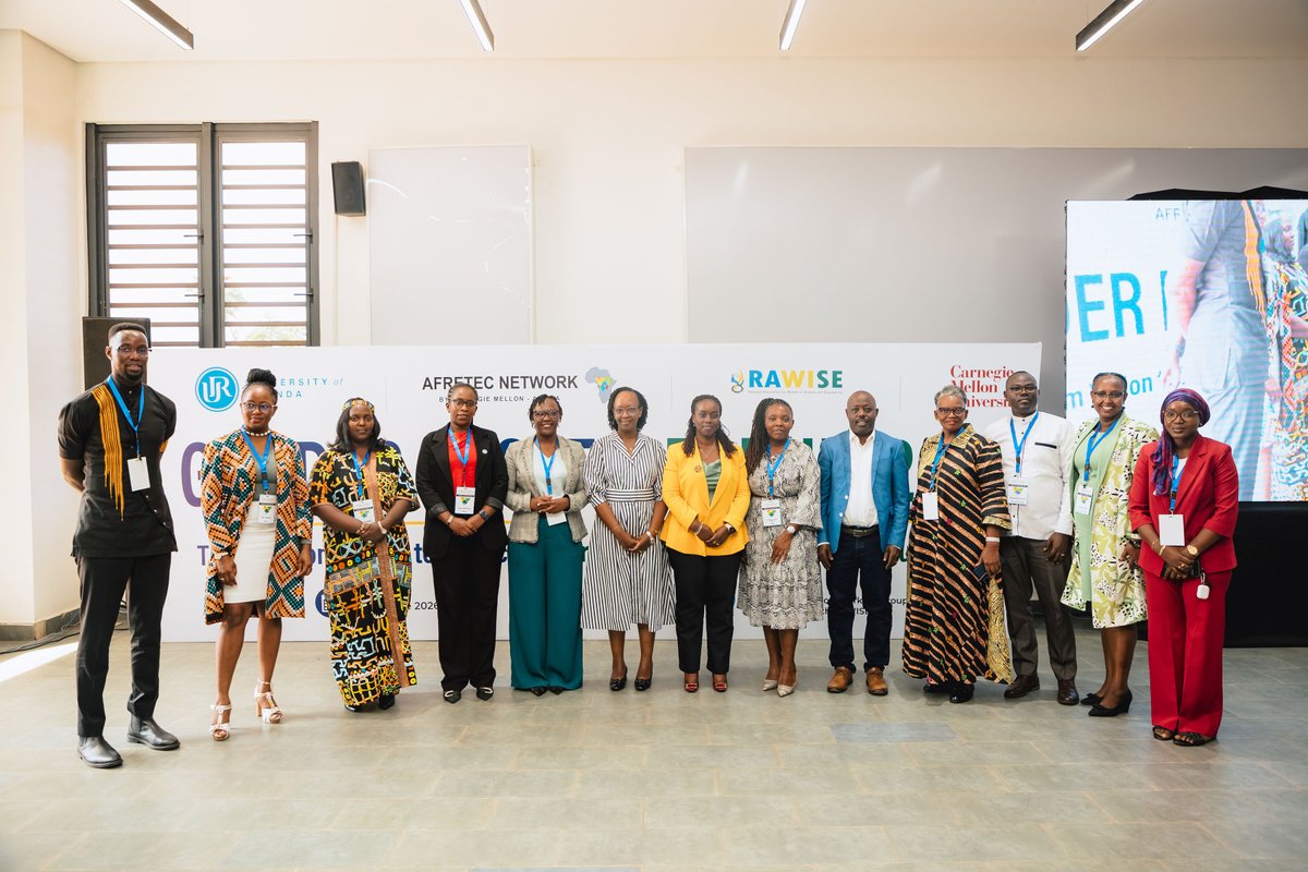 STEMWomenRwanda's tweet photo. Day 2 of the #GenderInSTEMForum2026. We were honored to welcome the Chief Gender Monitor, who emphasized the importance of a clear vision, a roadmap, &amp; accountability in advancing gender equality in STEM. Grateful to our partners AFRETEC Network,@cmu_africa, @urcst 
#STEMForAll https://t.co/mDg9TdWMgS
