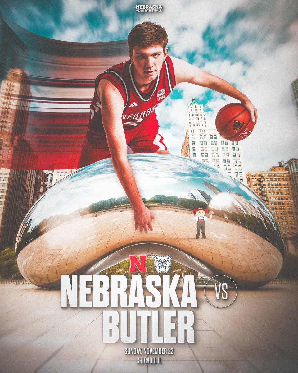 HuskerMBB's tweet photo. Chi-Town bound. 📍 https://t.co/4oW90XmIl3