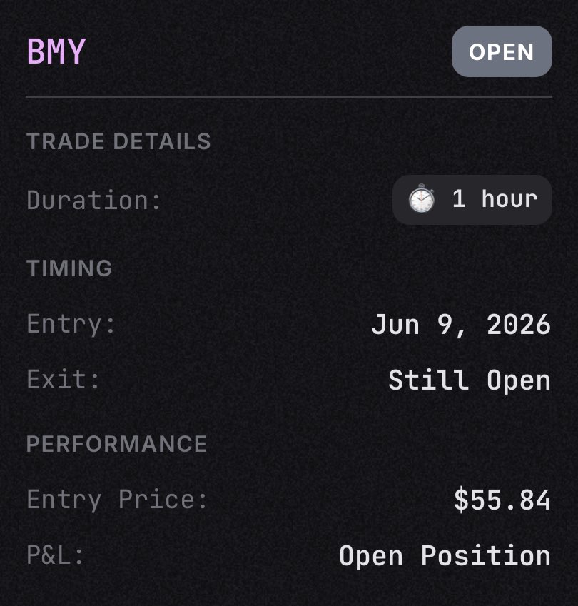 waveridersystem's tweet photo. $BMY opened. https://t.co/cPScmAWYcS