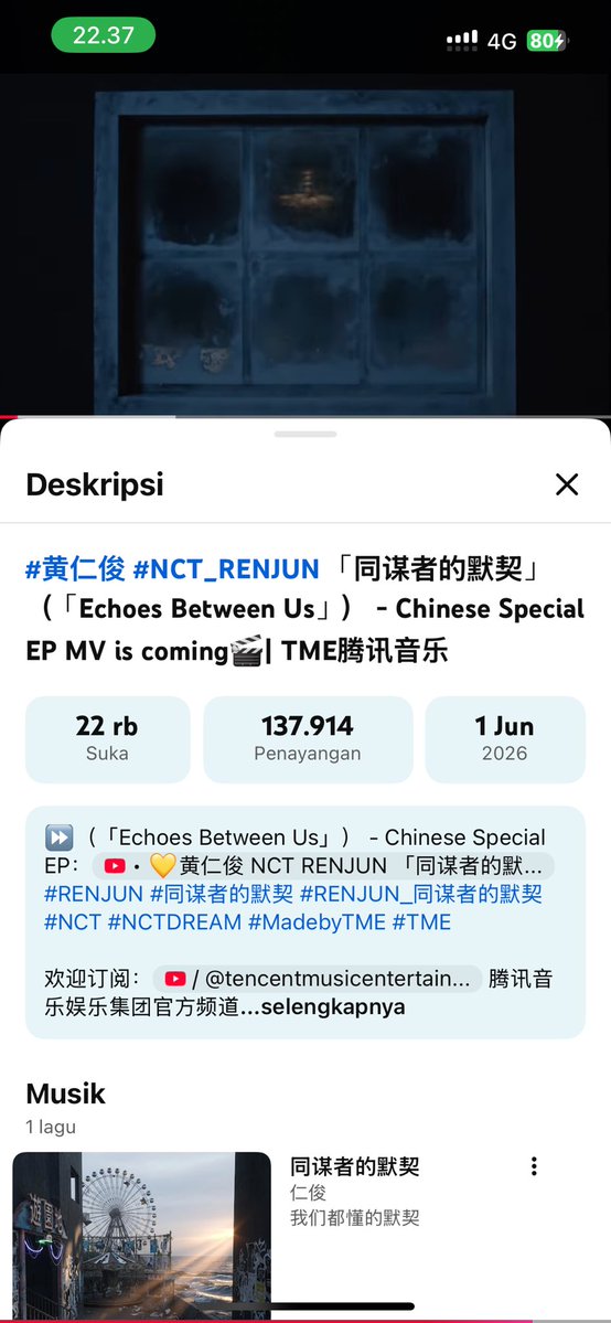 awankuning23's tweet photo. 🎬 RENCHINS STREAMING PARTY 🎬

Let's support #RENJUN's MV and help us reach 200K views🤩

🔗 : https://t.co/lkFqZHMcOd… 
👥 Tag : @growithrj_  @no7foxes @halychonblue30
Renchins, let’s keep the streaming party chain unbroken💛 

#RENJUN_同谋者的默契 https://t.co/uHVCI7nLmD