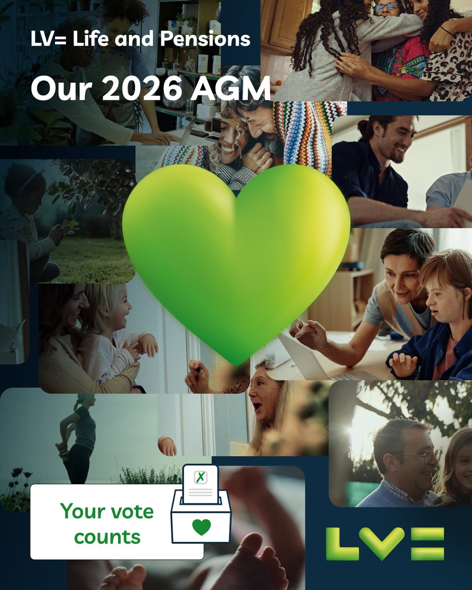 lv's tweet photo. Life and Pensions members, your Annual General Meeting (AGM) vote counts and is important to us. The AGM is your opportunity to have a say on the way your mutual is run. More information can be found in your notification and on our website: https://t.co/cWMVJAoSJL https://t.co/D9A4wQw44V