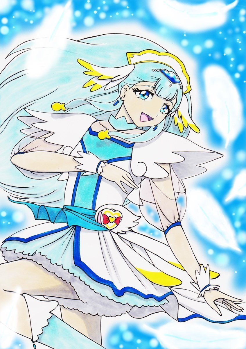 AsashiKuraki's tweet photo. 『みんなを癒す！知恵のプリキュア！キュアアンジュ！！』

6月10日は「HUGっと！プリキュア」のキュアアンジュこと薬師寺さあやちゃんのお誕生日！！

おめでとう！！！🎉🎂

〈過去絵再掲〉

#薬師寺さあや生誕祭2026
#キュアアンジュ生誕祭2026
#ハグプリ
#precure https://t.co/rceq7y2Yiu