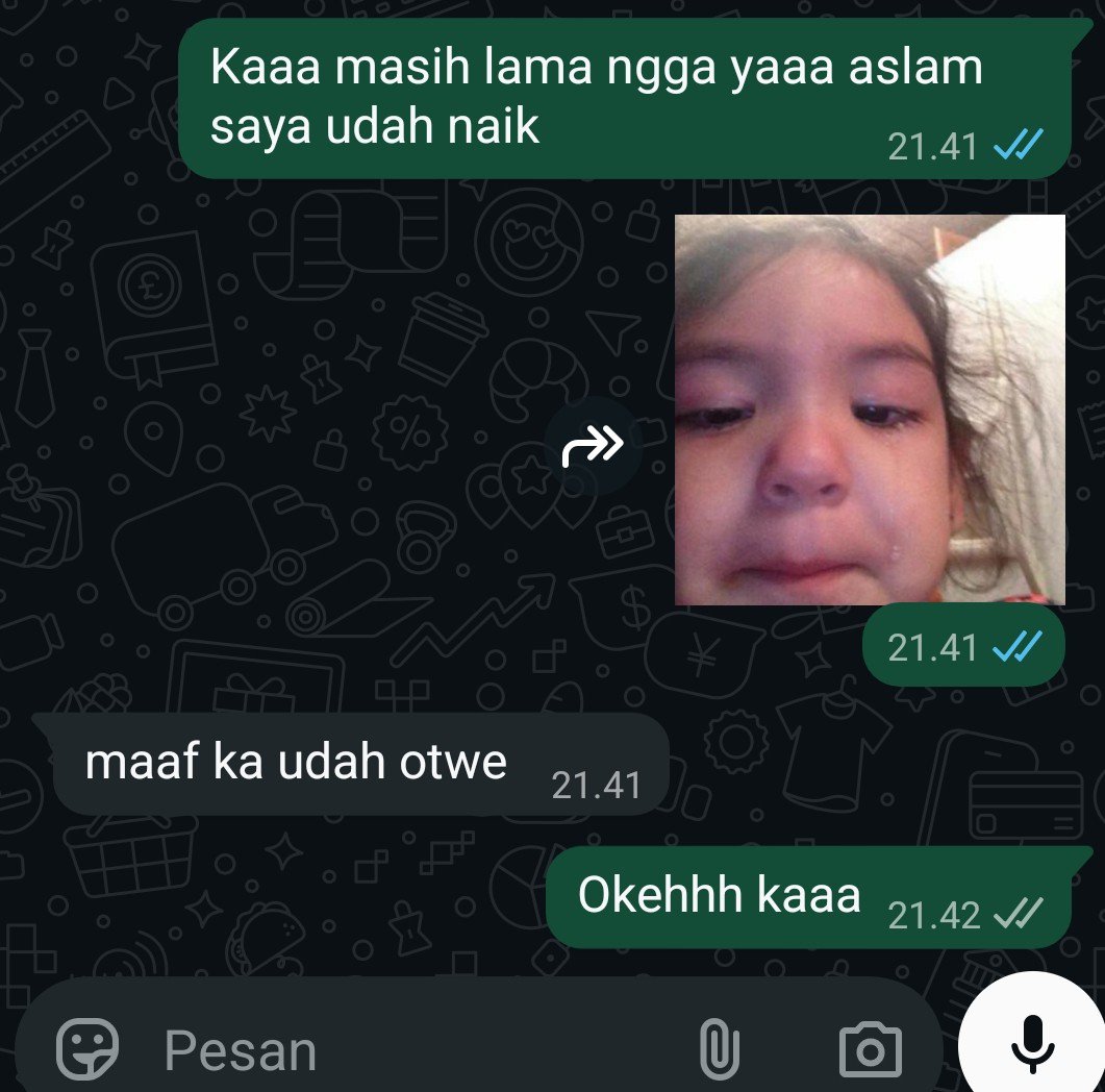 JaneWeisss's tweet photo. Tiap DO kesini pasti harus chat begini dulu biar bisa dianter njirlah https://t.co/RTquPLaaVh
