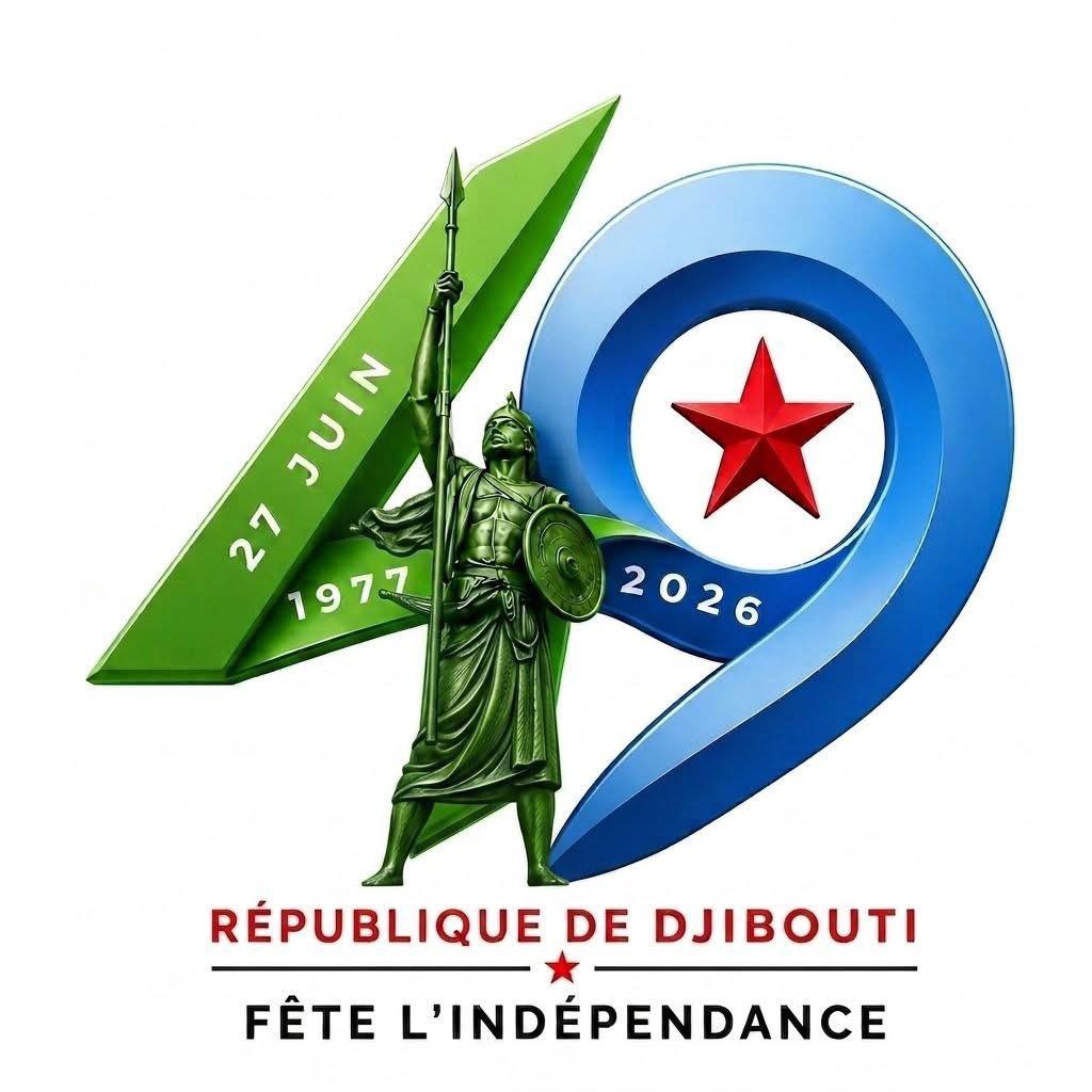 hibo_dr's tweet photo. Félicitations au jeune Adel Ali Zeid qui a remporté le concours national de la création du logo officiel du 49e anniversaire de l’indépendance de la République de Djibouti.🇩🇯🇩🇯🇩🇯🇩🇯🇩🇯
#IndependenceDay
#Djib_49éme https://t.co/4ejGRQnDH5