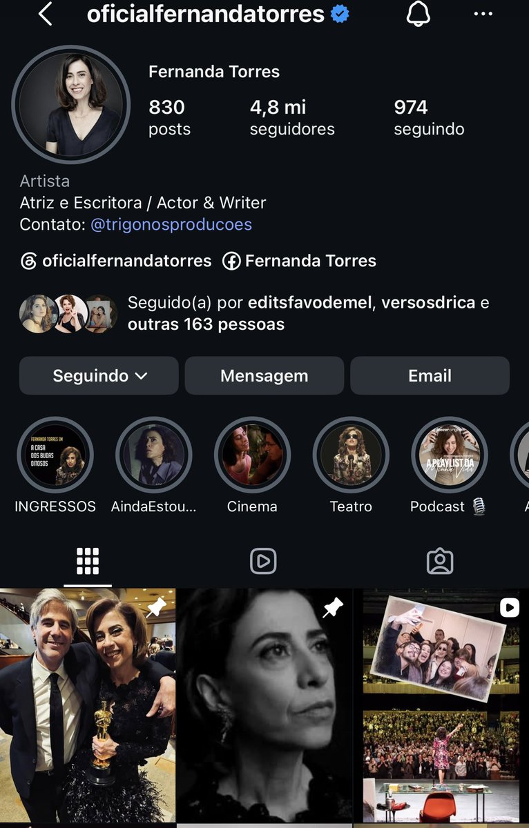 acervomoraes's tweet photo. Oii mô, esqueceu de me bloquear aqui no feed da Fernanda Torres https://t.co/GkD4M52nxF