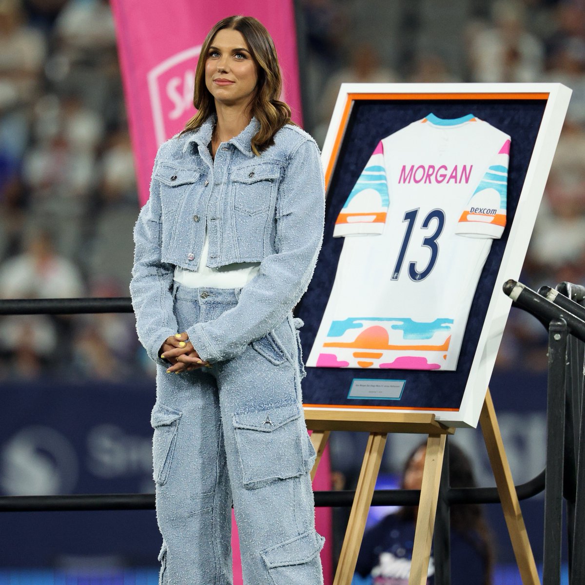 WomensGameMIB's tweet photo. Four women's soccer players were named to the TIME 100 Sports list - USWNT’s Trinity Rodman, Spain’s Aitana Bonmatí, Nigeria’s Asisat Oshoala, and USWNT icon Alex Morgan 🌟
 
The list recognizes the most influential figures shaping the global sports landscape 👏
 
 📸 Jessie Rogers—USSF/Getty Images @NWSL