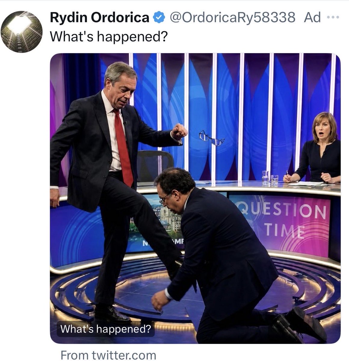 MissKG86's tweet photo. Twitter’s most successful community building exercise has been uniting strangers in mutual hatred over these ads. https://t.co/rkz2yyinLo