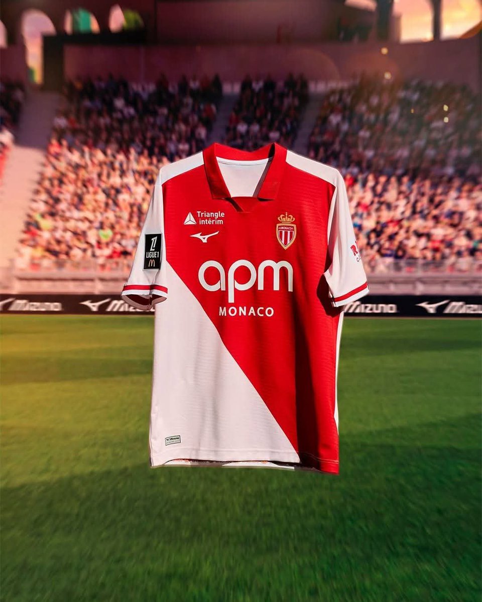 Camahei's tweet photo. AS Monaco 🇫🇷 Mizuno Home 2026/27 #cmsptmkg https://t.co/sOXyXbVT8o