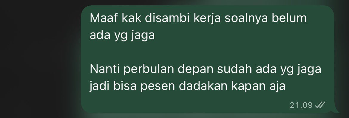 karrepmmu's tweet photo. Maaf ya gais sering nolak orderan saladnya
Soalnya emang sambilan kerja

Nah bulan depan kita bakalan pindah ke ruko daerah merr, buka salad disana nanti bisa pesen dadakan dan ready setiap hari. https://t.co/9x2wqywqoi