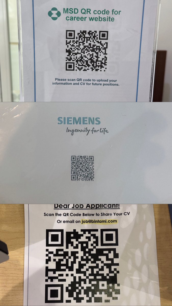 abl_uc's tweet photo. تقديمات وظايف بالرياض!
مريت على مجمع بوابة الاعمال فالرياض ومركز بن طامي وجمعت كم باركود وايميل قدموا عليهم واسأل الله ان يرزق الجميع ، وشاركوها مع اللي تبغون يمكن تكونون سبب في رزق احد 🤝🏾 https://t.co/2X83IoMqcE