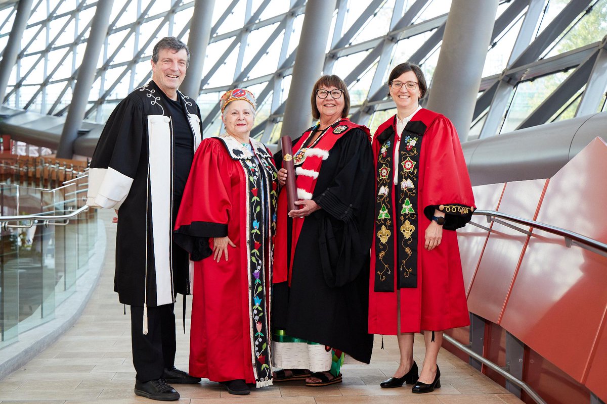 uOttawa's tweet photo. Nous sommes fiers de décerner un doctorat honorifique à l’Aînée Joan Commanda Tenasco.
Pour en savoir plus : https://t.co/hNEuoCU68T
@uOttawaArts
#uOttawa #uOGrad26 https://t.co/jn6tHCw7Br