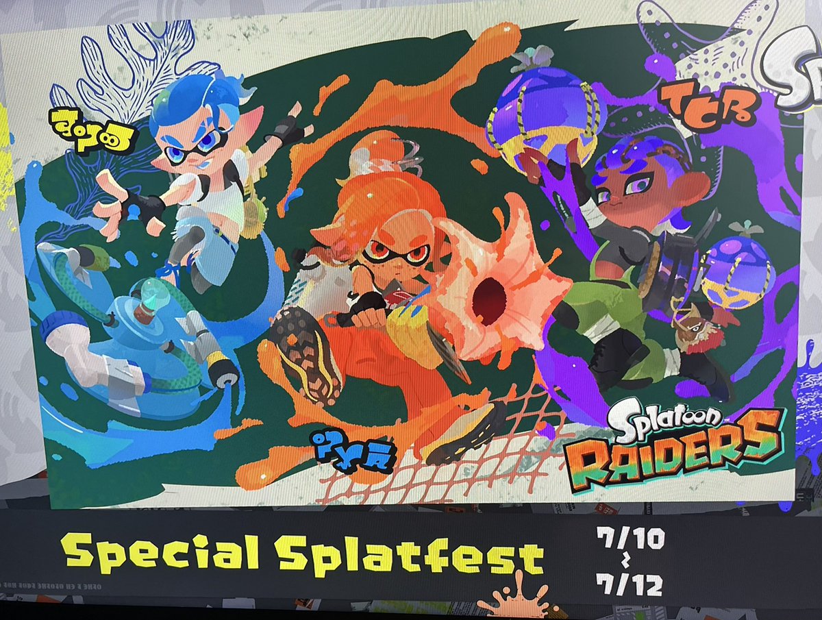 sea_in_spanish's tweet photo. NEW SPLATOON ART https://t.co/V2003koKBY