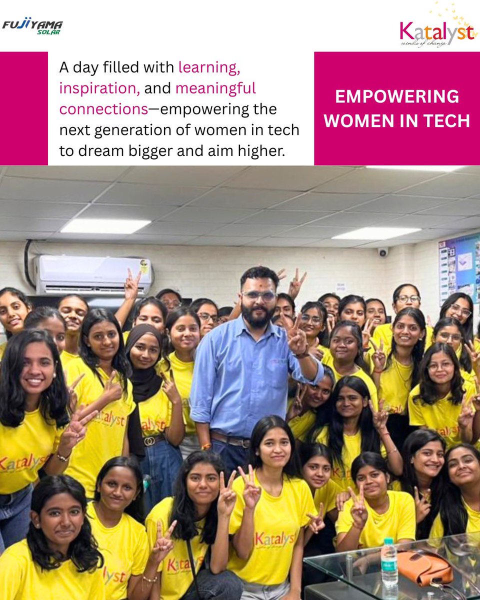 katalyst_india's tweet photo. From touring three massive manufacturing plants to diving into an interactive Q&amp;A session, our students got to step completely out of the classroom to see how engineering teams actually collaborate, pivot, and build in real life. 

#WomenInTech #WomenInSTEM #IndustrialVisit https://t.co/rkDBzyexFB