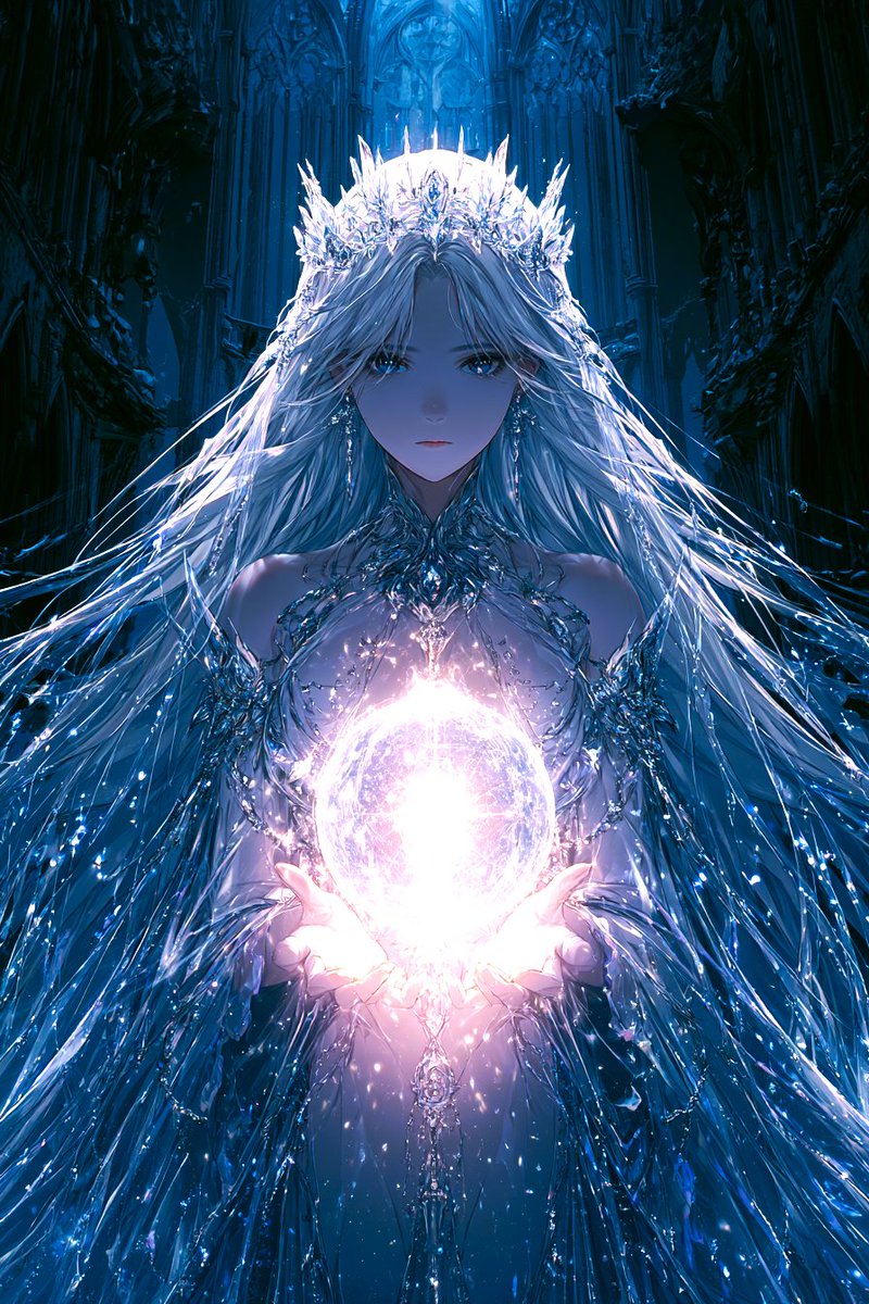 MAASblue's tweet photo. いかなる暗闇でも、姫様が明日への希望を願い続ける限り、この世界から光は消えません。

それは、私た���にとっても同じことです。

光が照らしだすのは、明日を進む覚悟を決めた者の、凛々しきご尊顔です。

就寝します。

#AIイラスト
#AIart️️️️️️️️️️️️️️️️️️️️️️️️️ https://t.co/C8kjYn5Jnr