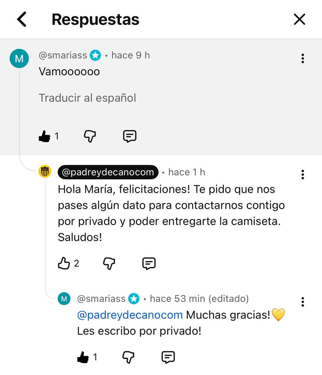 nicomzz's tweet photo. Anoche en #NoPasó se sorteó la camiseta Edición Especial de Peñarol, entre todos los miembros del canal de @padreydecanocom 

Y apareció María, la ganadora! 🎉🎉

Gracias a todos por el apoyo! ya se vendrán más novedades para la Comunidad PyD 💪🏻🟡⚫️ https://t.co/R4DIxnSZUm