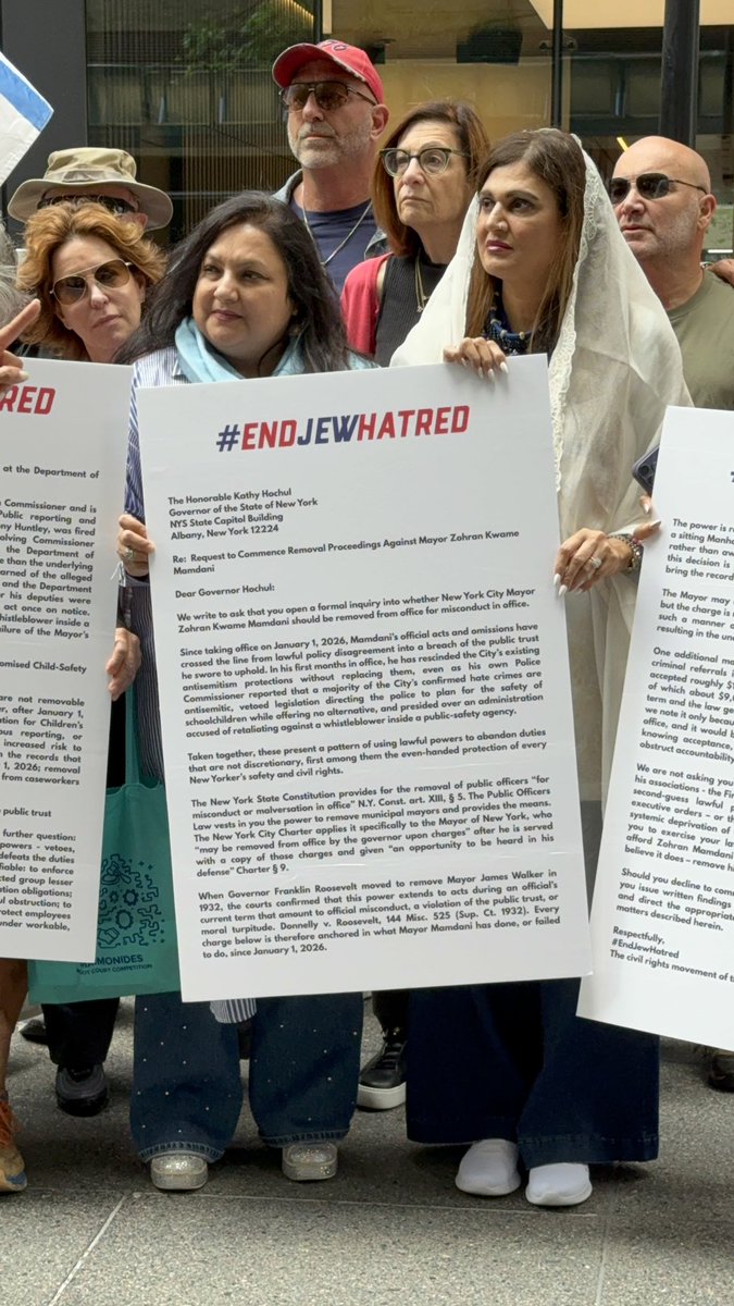ammwecofficial's tweet photo. A week ago, alongside a diverse coalition of Christian, Muslim, Jewish, and interfaith leaders, the @EndJewHatred delivered a letter urging Governor @govkathyhochul to begin reviewing concerns regarding NYC Mayor Zohran Mamdani’s rhetoric and policy positions.

AMMWEC President @anilaali joined community leaders in calling out antisemitism and standing in solidarity with the Jewish community. She emphasized the importance of confronting hate in all its forms and strengthening interfaith cooperation.

AMMWEC remains committed to advancing mutual respect, religious freedom, and meaningful dialogue among all communities.

#EndJewHatred #StandAgainstAntisemitism #InterfaithUnity #AMMWEC #zohranmamdani
