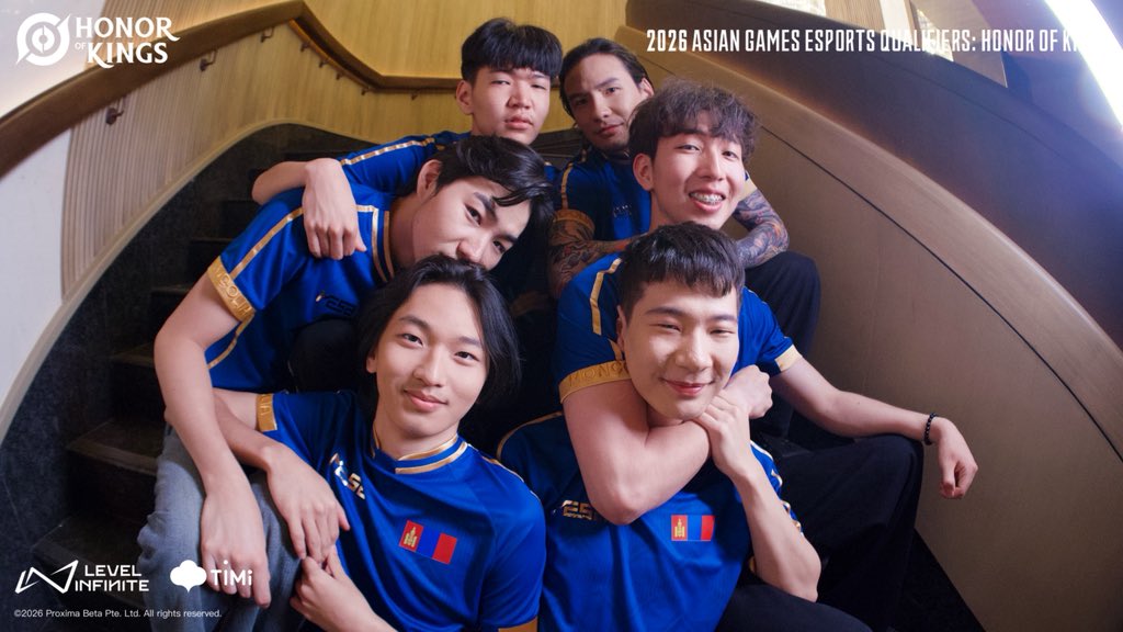 HoKEsports's tweet photo. National jerseys on, ready to compete. ⚔️
The players are set 🔥 Drop your flag and show your support!

#AsianGames2026 #HoK #HoKAsianGames26 #HOKEsports https://t.co/SwFdbLvgkS