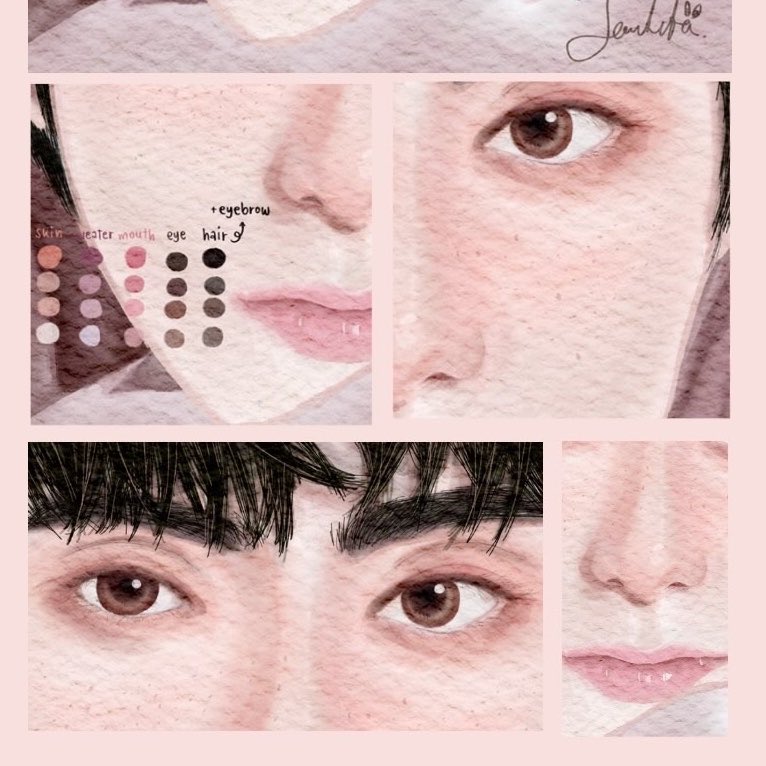 slittts's tweet photo. คือชั้นชอบลงดีเทลใบหน้ามาก ๆ ยิ่งตอนแต่งตาคือ ㅠㅠ และชั้นก้าวข้ามการเผางานได้แล้วด้วย ㅠㅠ ขี้เกียจตอนไหนก็วาง ไม่เร่งรีบจนลายเส้นมันมั่วเหมือนครั้งก่อน ถือว่าฝีมือพัฒนาไปอีกขั้นนึงและ (มั้ง) แต่งานยากก็ยังคงเป็นเส้นผมเหมือนเดิม (ตลอดไป) https://t.co/9vD0aks2nW