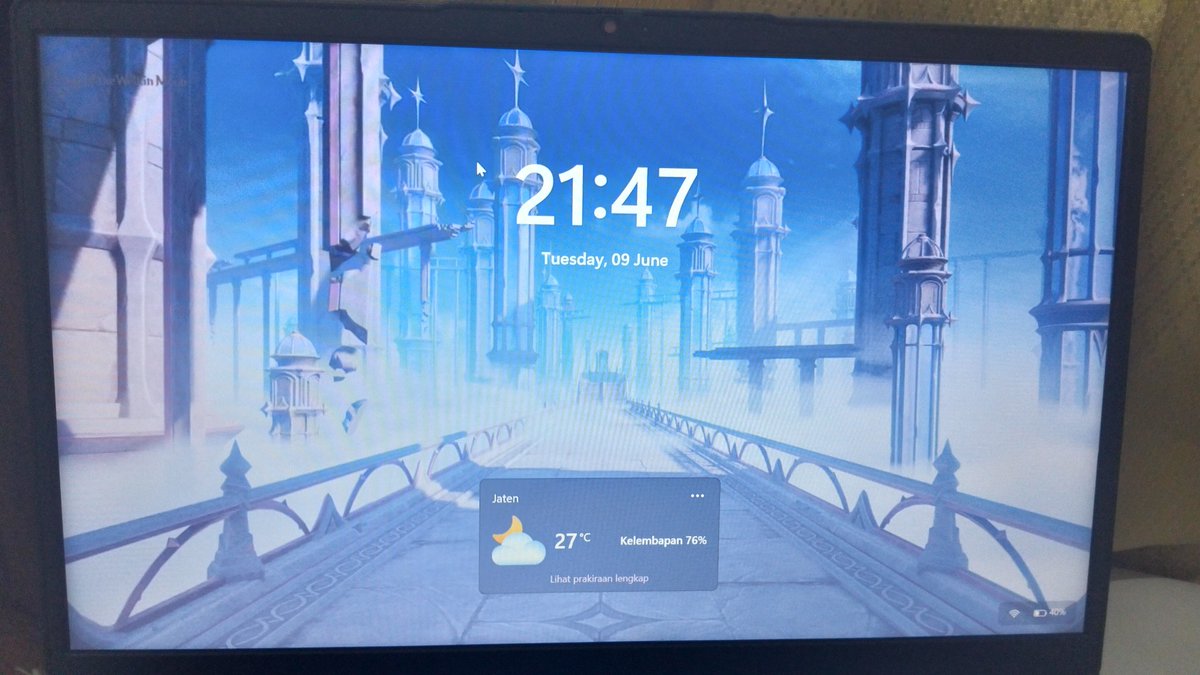 luthffbang_'s tweet photo. @babufess lock screen laptop ku ini hehehe simpel https://t.co/si2A5KKoDF