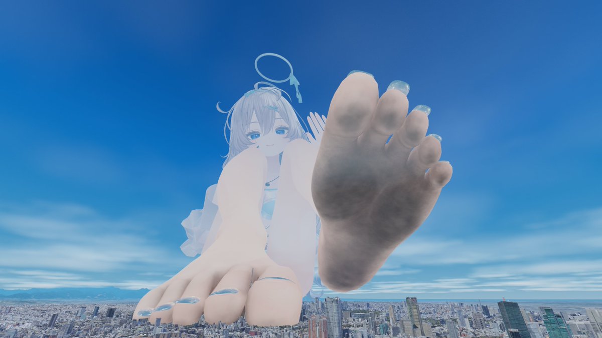 Hoshira_Astral's tweet photo. Do any of you enjoy the view? Because you only have 10 more seconds to admire it~👣

#sizevrchat #sizetwitter https://t.co/bCQ9ROxLWR