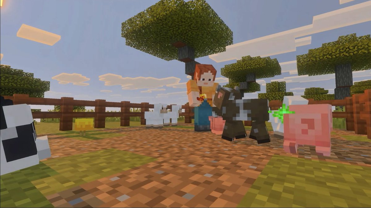 IGN's tweet photo. A Switch 2 version of Minecraft is coming later this year #ignsummerofgaming #nintendodirect https://t.co/jZbXcSZxN6