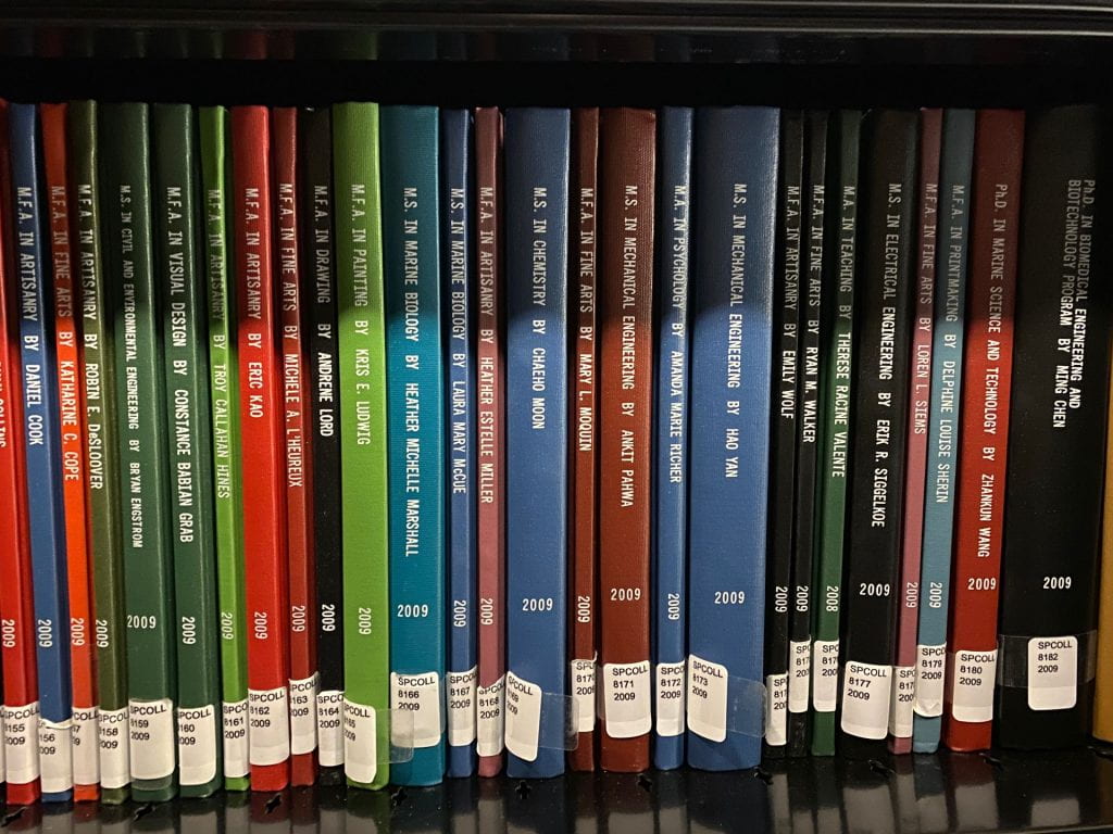 Carney_Library's tweet photo. The Claire T. Carney Library provides electronic access to many recently published theses and dissertations. You can explore the collection in our institutional repository or use the department-specific links on this page: https://t.co/hD7pIqx84g https://t.co/3olJKBm0Po