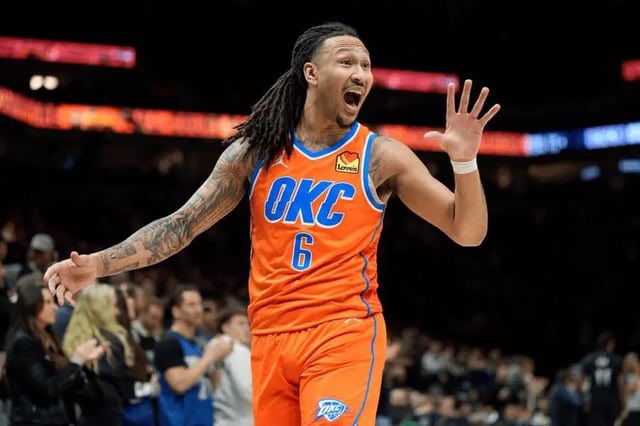 SleeperThunder's tweet photo. SI’s @GraysonBuch12 says the Thunder have found the “perfect fit” for Jaylin Williams as a big man in their small-ball lineups. 

“Oklahoma City found the perfect fit for Williams this year as he took over the role of big man in the Thunder’s small-ball lineup… The Thunder has chosen to play the 6-foot-9 Williams with this group down low, to help stretch the floor, while still having a defensive presence on the court. With a wingspan of over seven feet, Williams is able to give opposing bigs trouble down low, and can be a matchup nightmare as he can play from the perimeter on offense.”

#ThunderUp