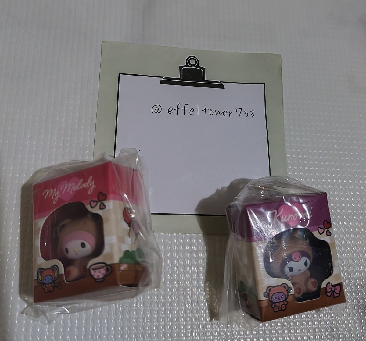 effeltower733's tweet photo. 【交換】サンリオキャラクターズ　ミニチュアパッケージコレクション
譲　マイメロディ　クロミ
求　シナモロール　ハローキティ

郵送での交換を希望いたします
お気軽にお声がけください https://t.co/rbH6SqBadg