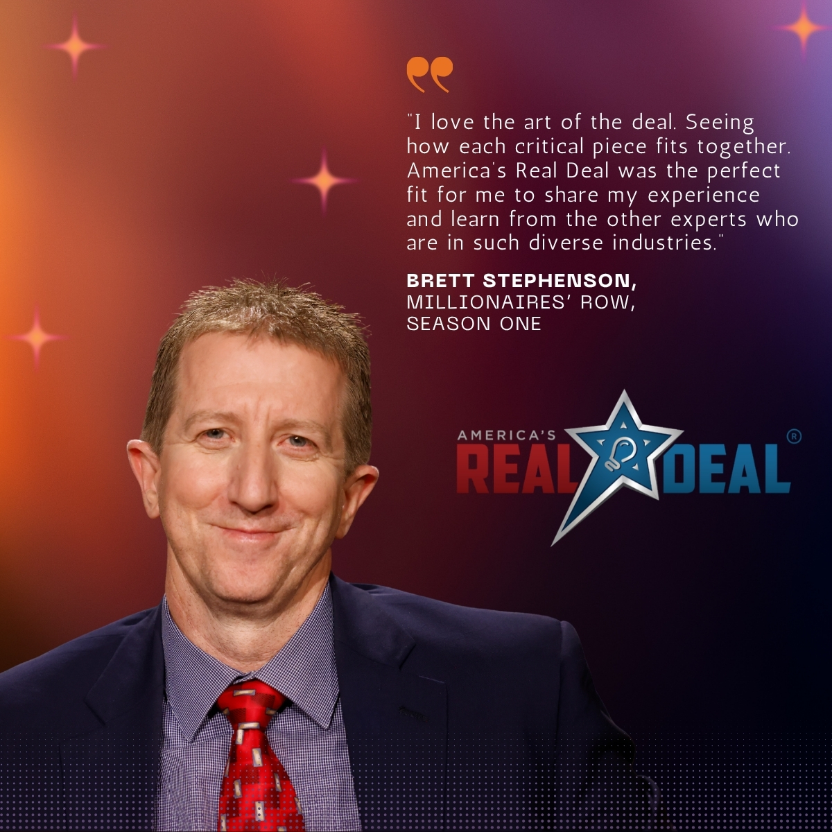 ardtvshow's tweet photo. Become part of Millionaires’ Row for Season Two.

Millionaires’ Row brings together accomplished entrepreneurs, investors, and business leaders who are passionate about discovering and supporting the next generation of great American businesses.

Apply Today - https://t.co/npsa3Gn7WJ