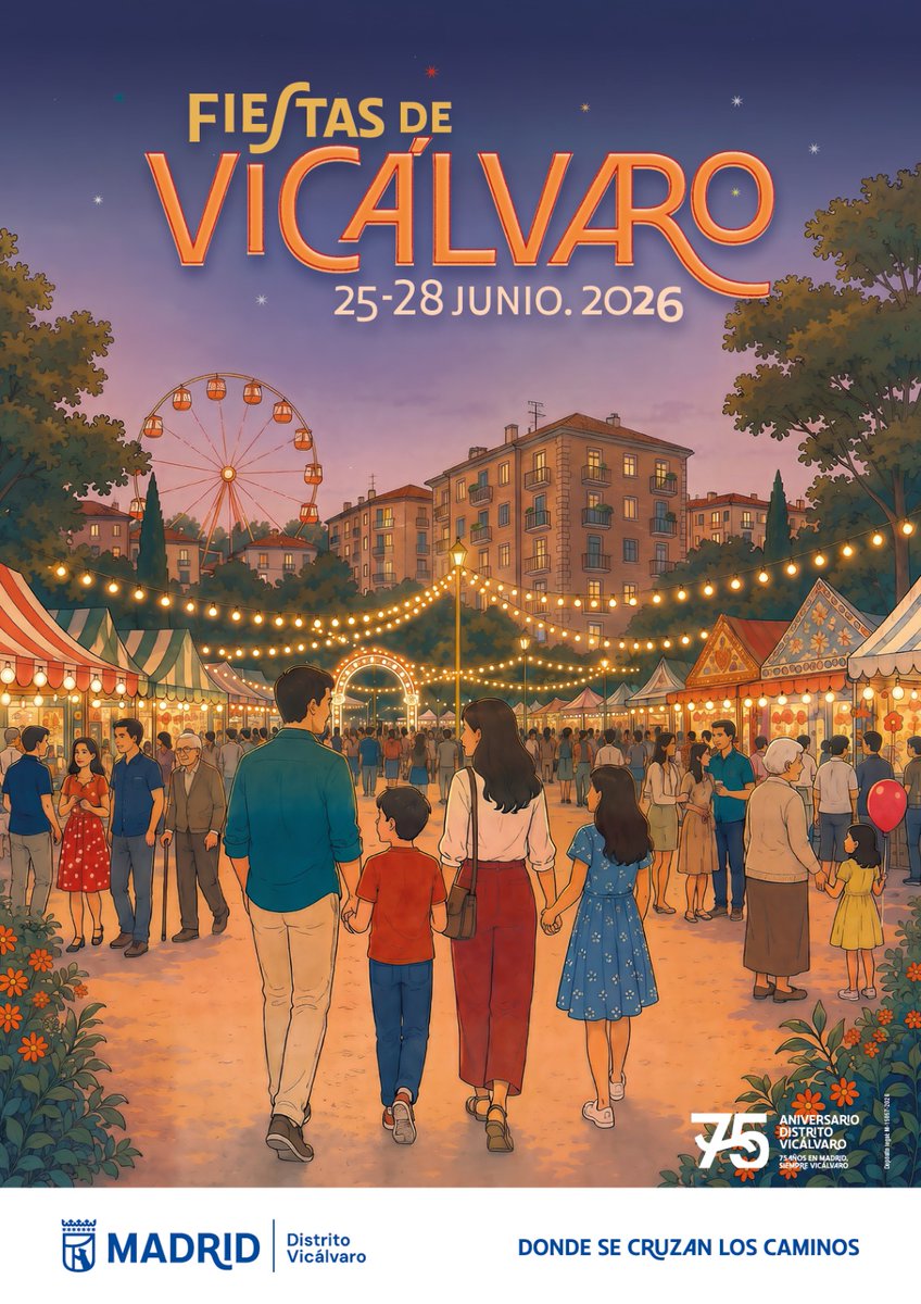 Vicalvablog's tweet photo. Ya no queda nada para las Fiestas de #Vicálvaro https://t.co/BB6Pw5Dhdh