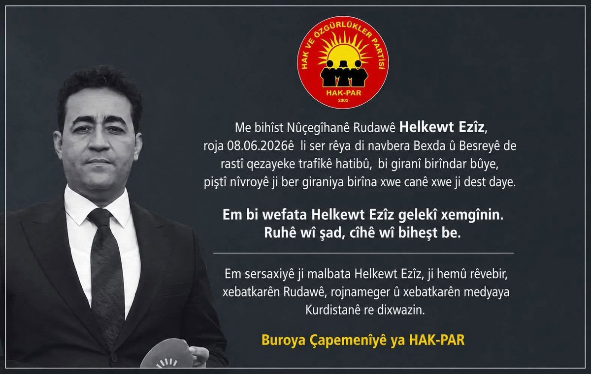HAK-PAR / Hak ve Özgürlükler Partisi tweet media